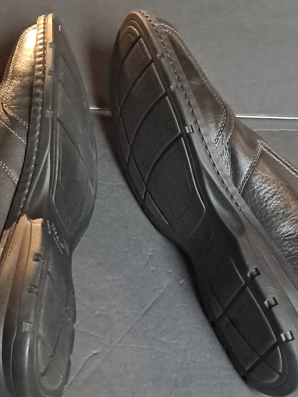 Dockers Black Slip-On Leather Loafers